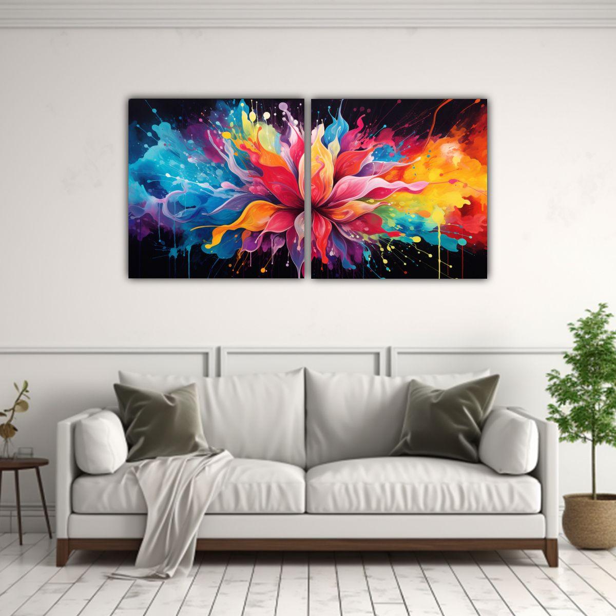 Pinturas Decorativas Con Estilo Medio De Pincel 40x20 Cm-2