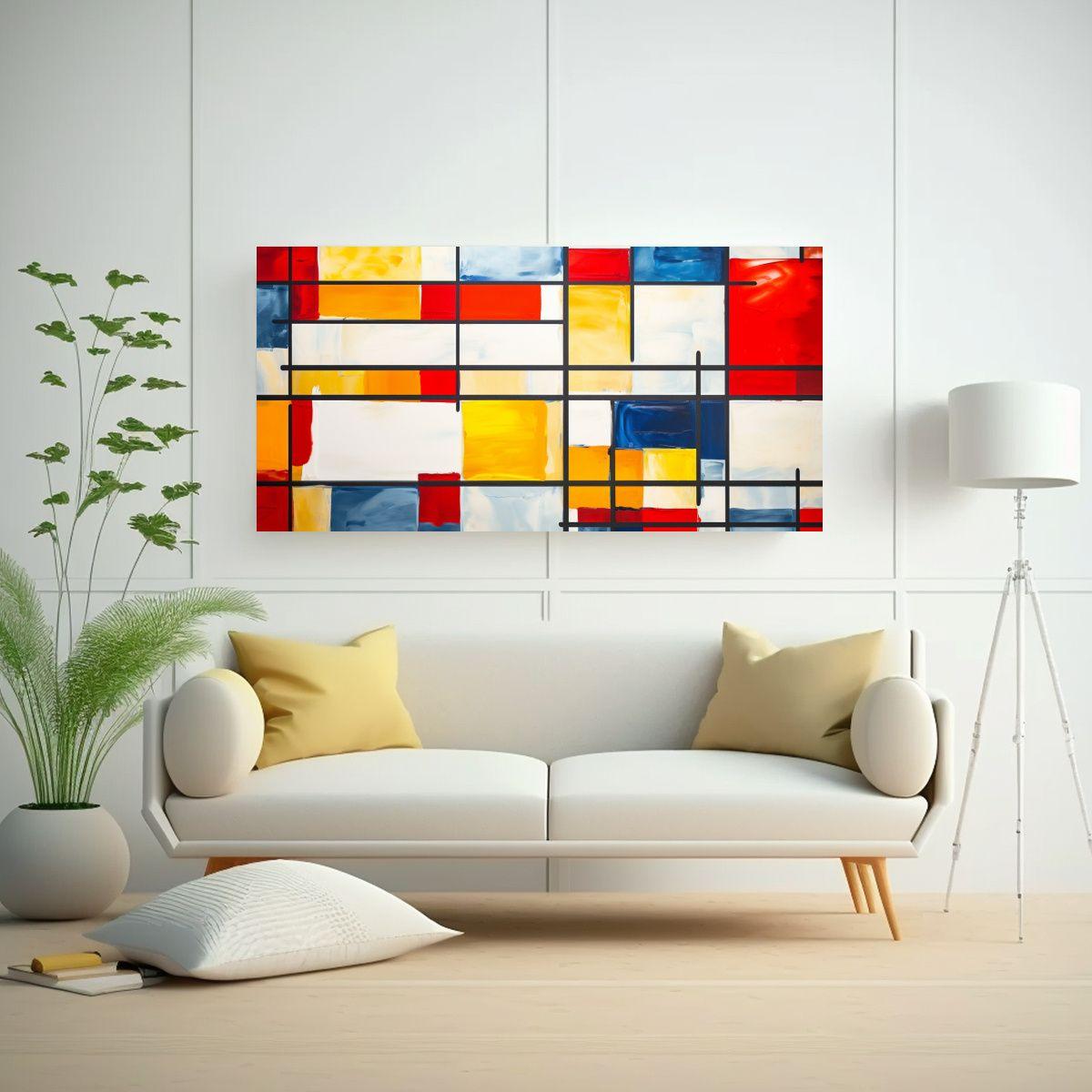 Pinturas Decorativas Simples Con Patrones 100x50cm-2