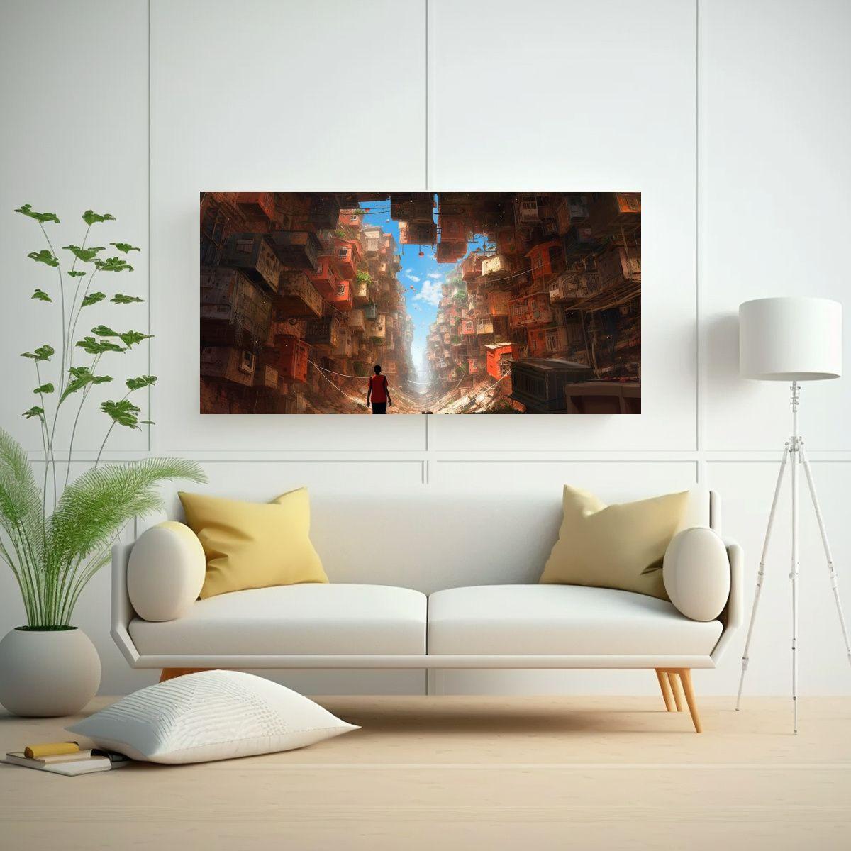 Cuadro De Pared Equilibrio De Imágenes: 140x70cm-2