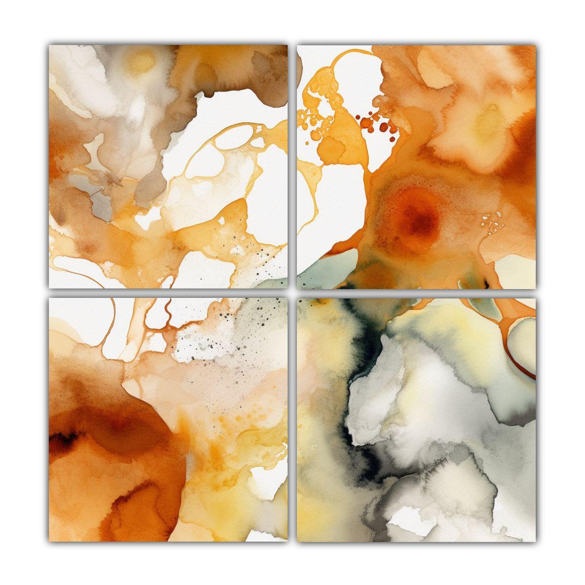 Pinturas Decorativas Con Patrón De Manchas 100x100 Cm-0