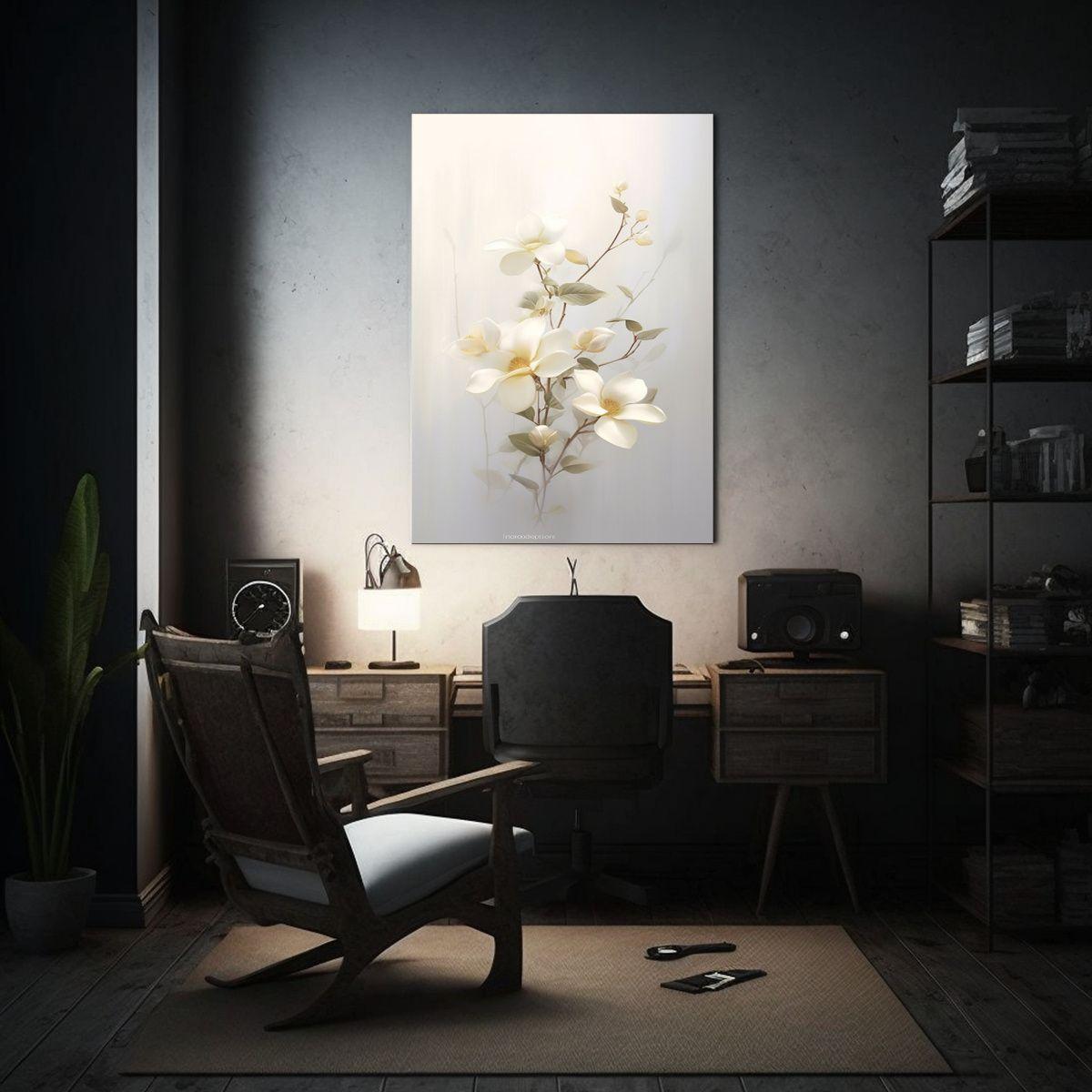 Lienzo Decorativo Jardín Urbano Estilo Planos 50x75 Cm-2