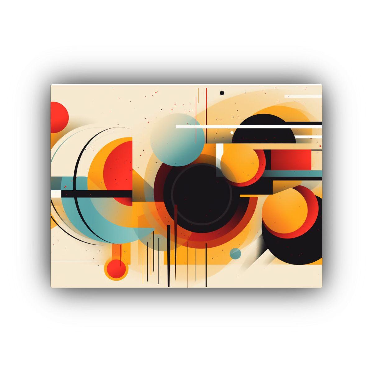 Lienzos Abstractos: Celebra La Versatilidad En Decoración 45x30cm-0