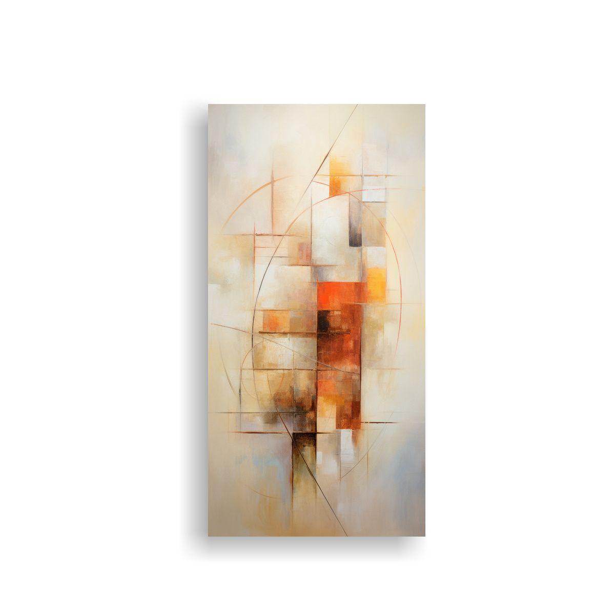 Cuadro Abstracto Intenso Con Motivo De Amor 50x100cm-0