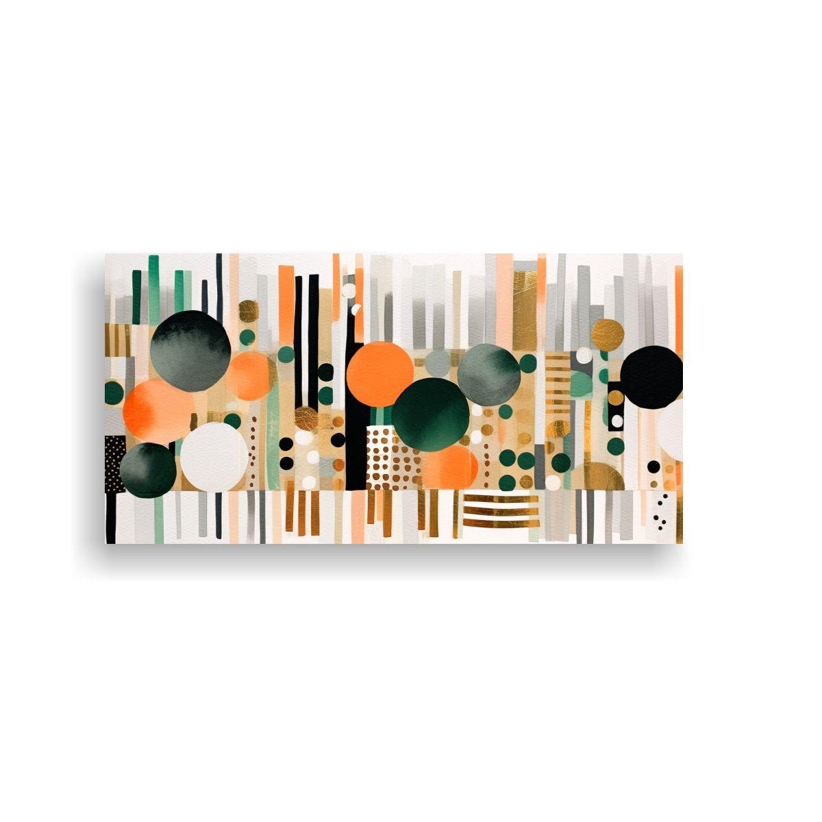 Lienzo Tela Abstracto: Arte Visual Contemporáneo 120x60cm-0