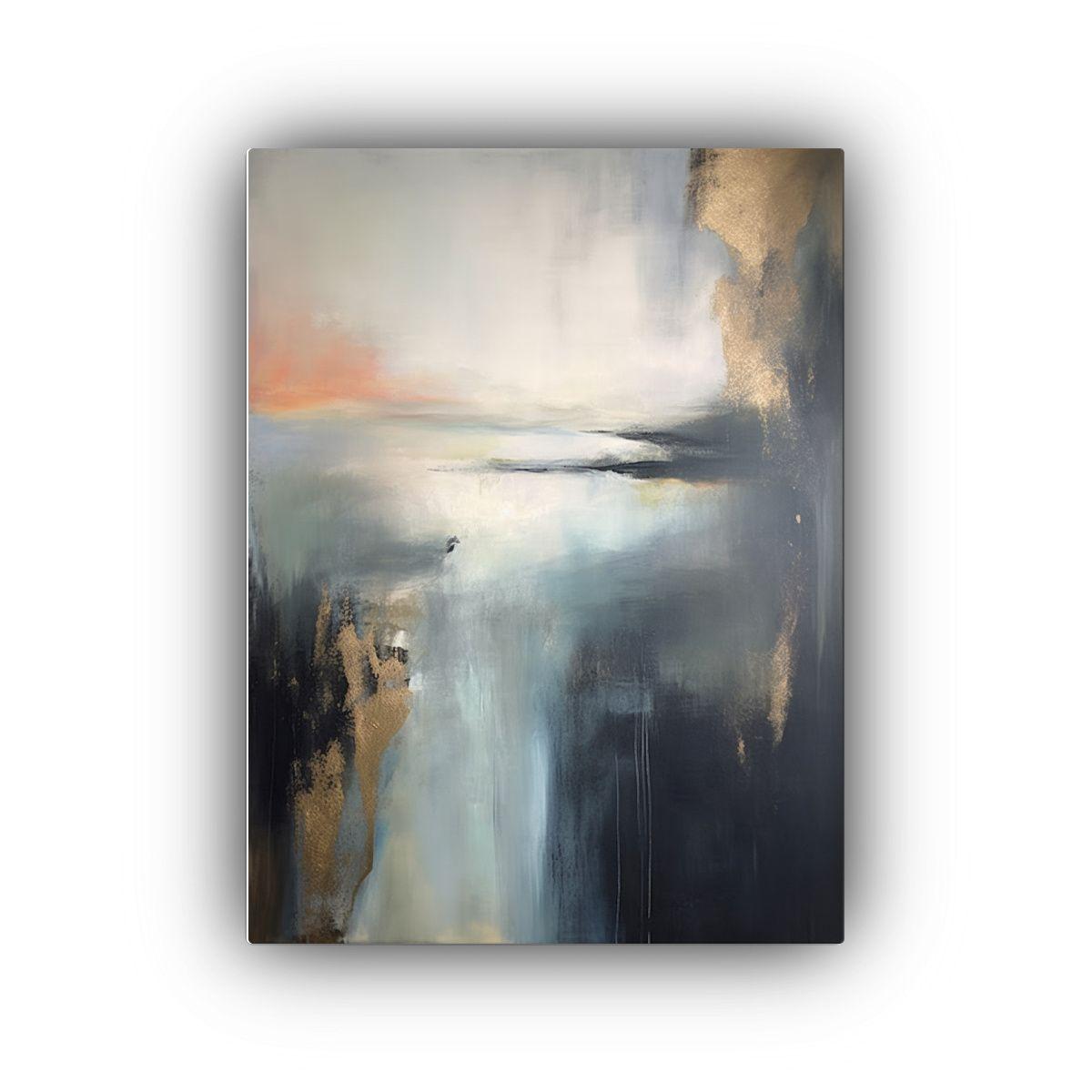1 Cuadro Abstracto Moderno Con Impresionantes 50x65cm-0