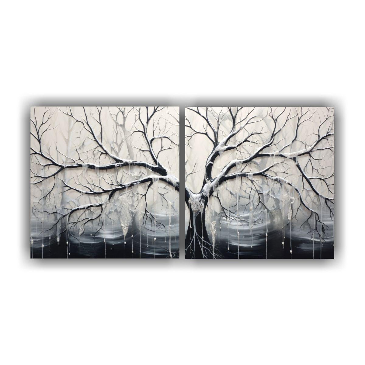 Cuadro De Tela Con Temática De Naturaleza Viva 160x80 Cm-0