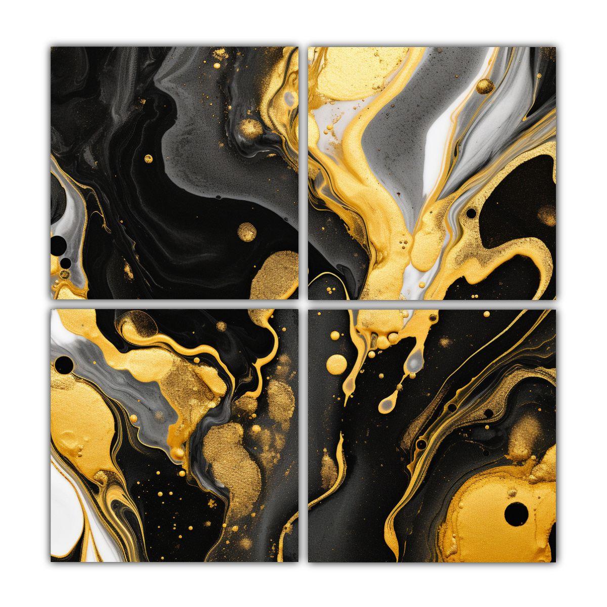 Pinturas Decorativas Con Texturas Fluidas De 140x140 Cm-0