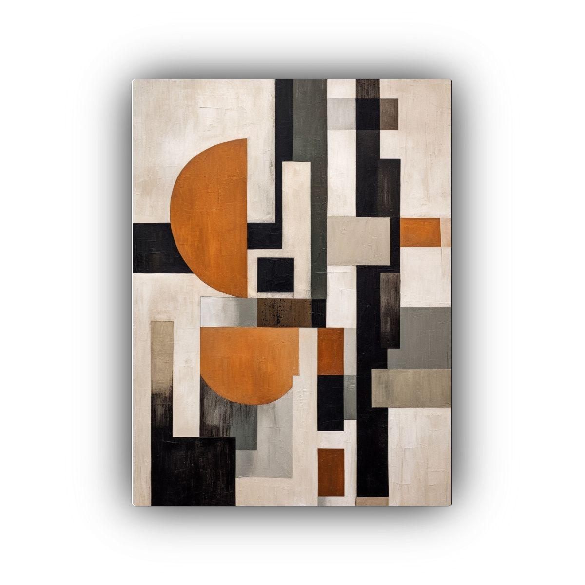 Cuadro Conceptual Relieve De Pinturas Abstractas 50x75cm-0