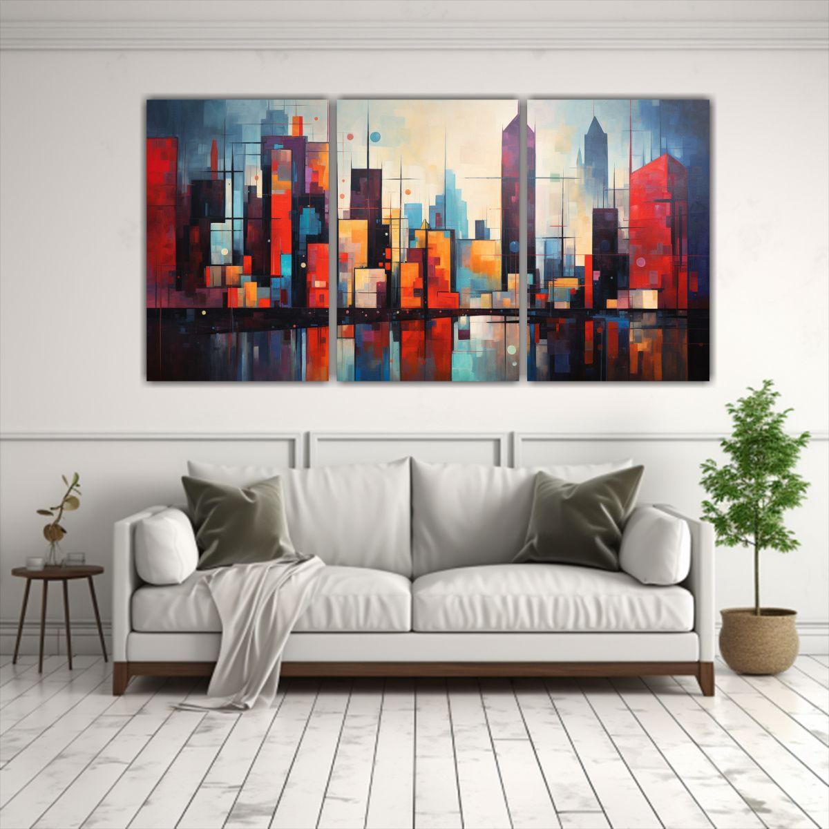 Pinturas De Decoración Dinámica, Reflejos 150x75 Cm-2