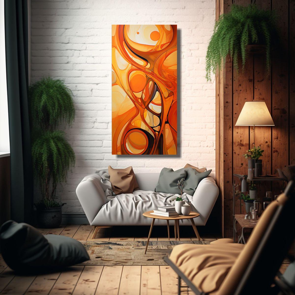 Cuadro De Cuadro Abstracto Para Decoración Con 50x100cm-2