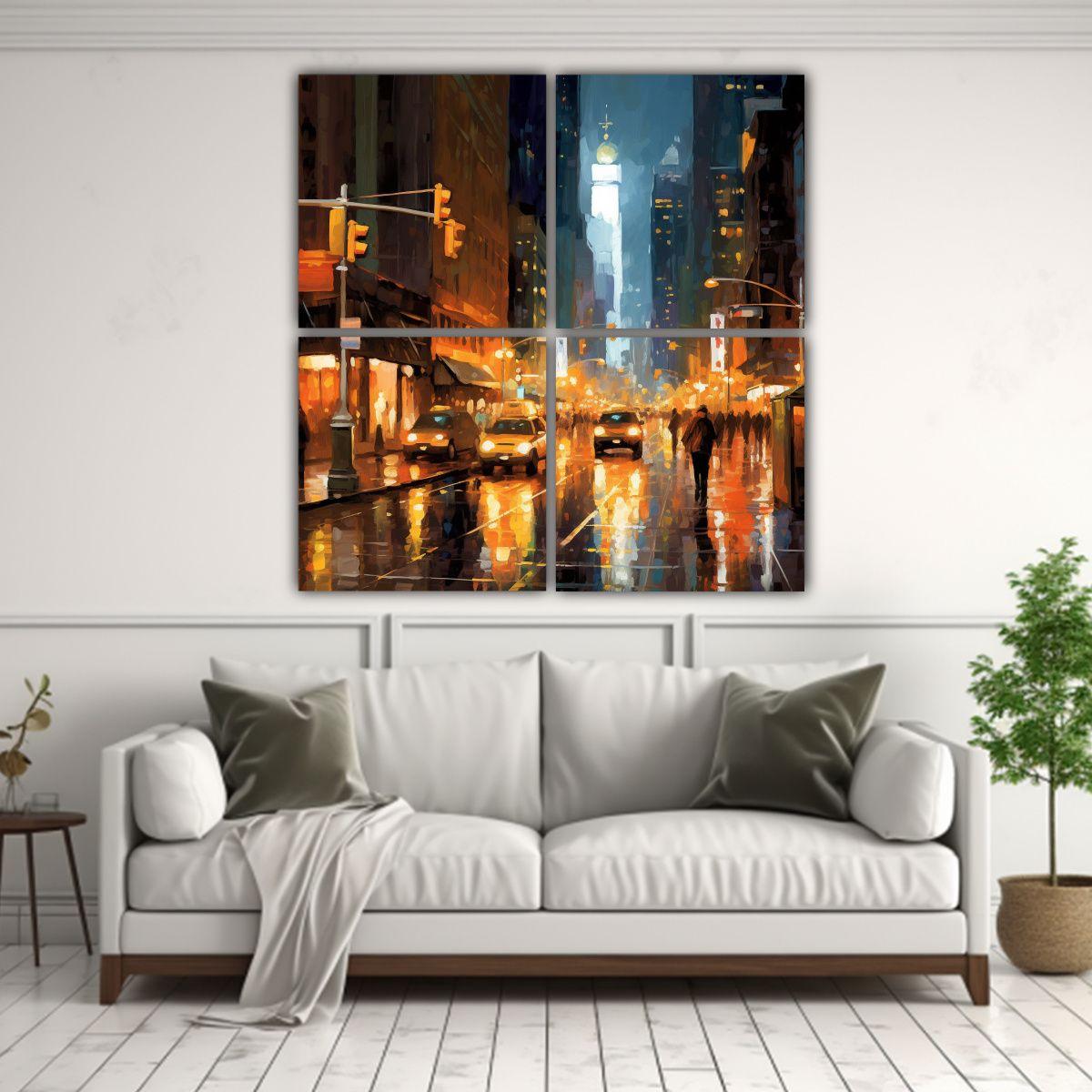 Imágenes Clásicas De La UE: 4 Composiciones 180x180 Cm-2