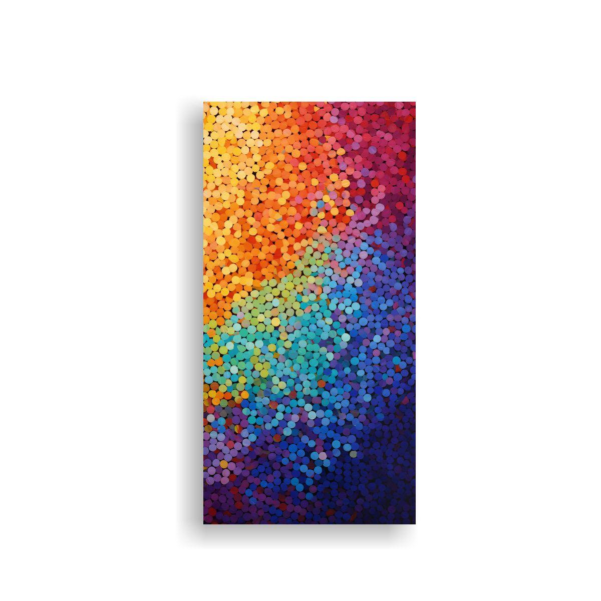 Pintura Decorativa De Fusión Abstracta De 70x140cm-0