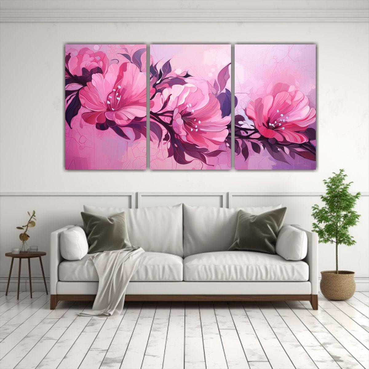 Pinturas Decorativas Minimalistas En Tonos 150x75 Cm-2