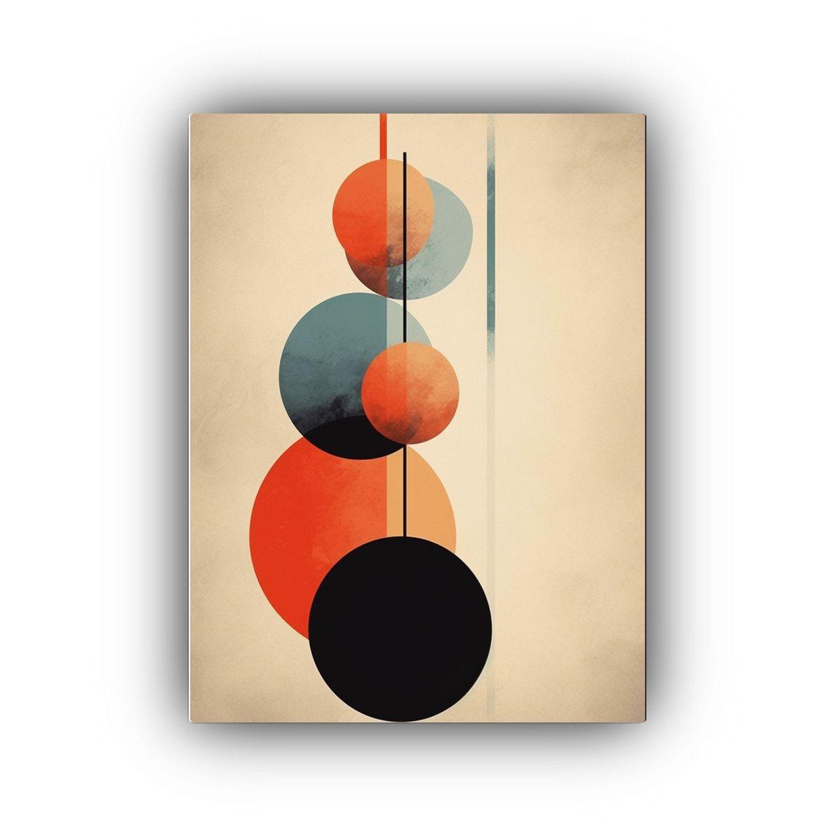Arte Composición Culturar: Lienzo Abstracto 30x45cm-0