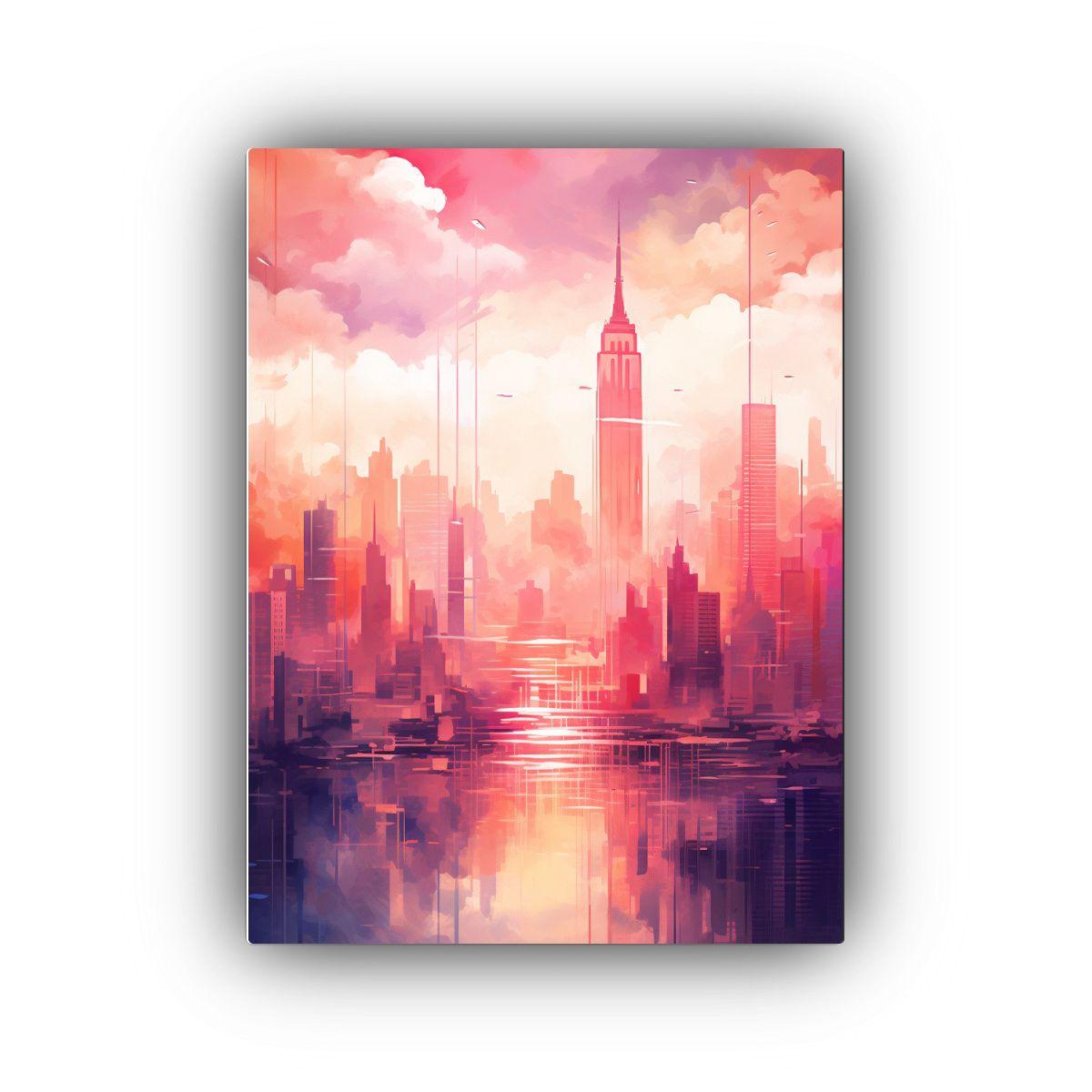 Pintura Decorativa Intensa Y Resistente Con Vibrante Paisaje 40x60cm-0