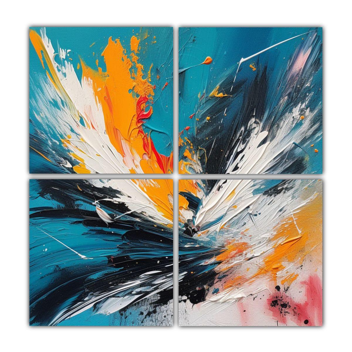 Pinturas Decorativas De Estilo Acrílico Con 60x60 Cm-0