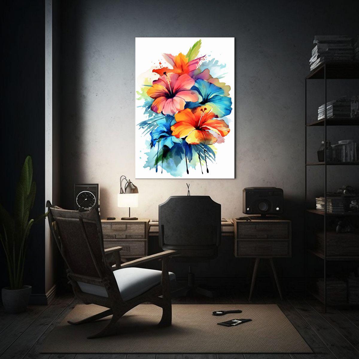 Pintura Decorativa De Expresión De La Naturaleza 50x65cm-2