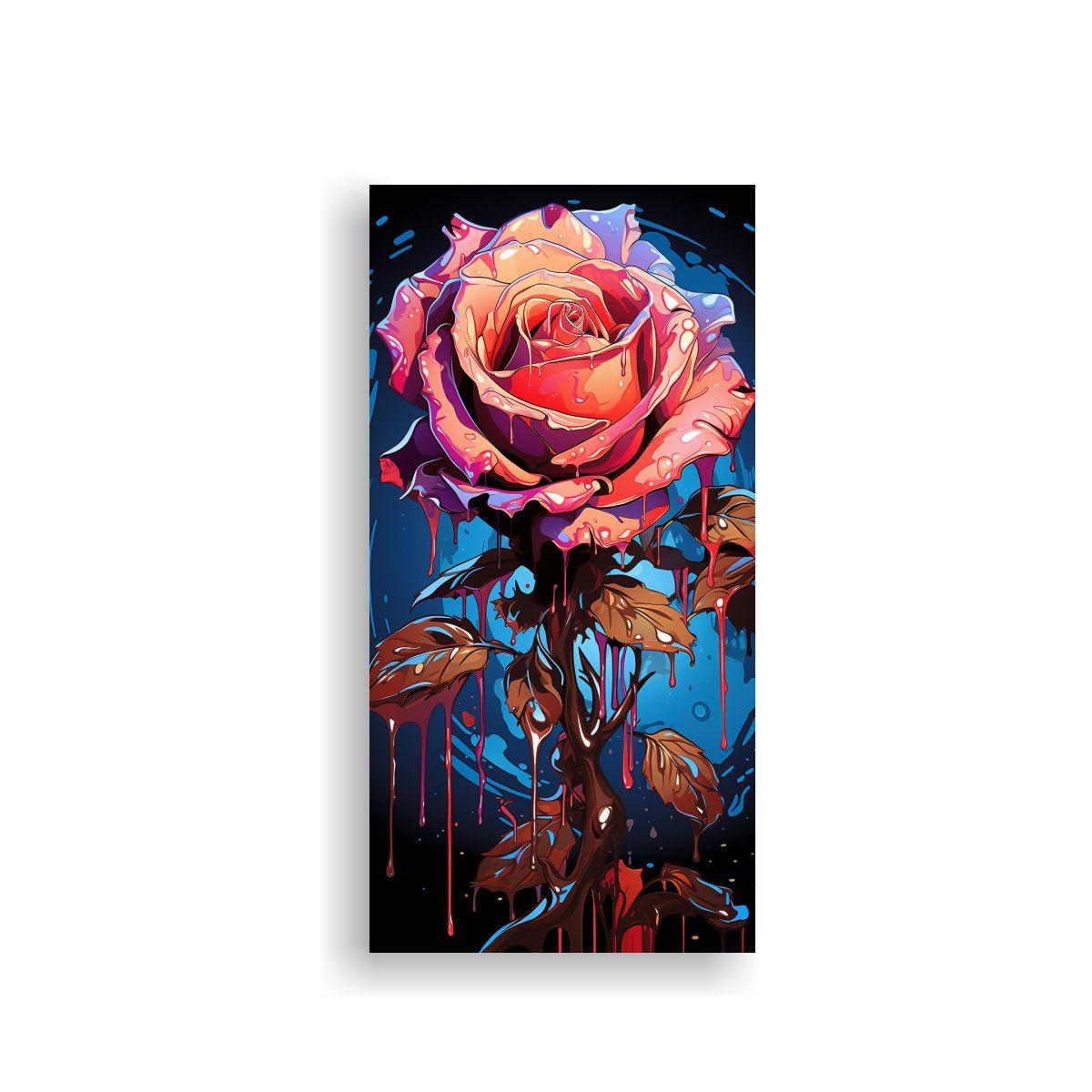 Cuadro Original De Tonos Luminosos En Lienzo 30x60cm-0