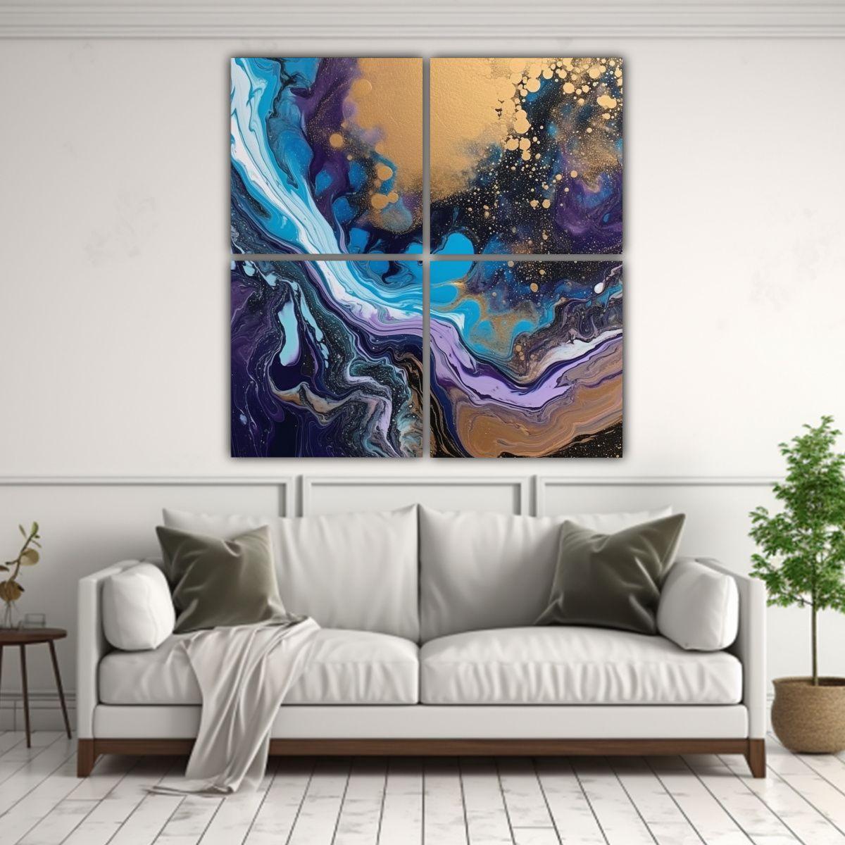 Cuadro De Decoración Para Cocina De Acrílico 120x120 Cm-2