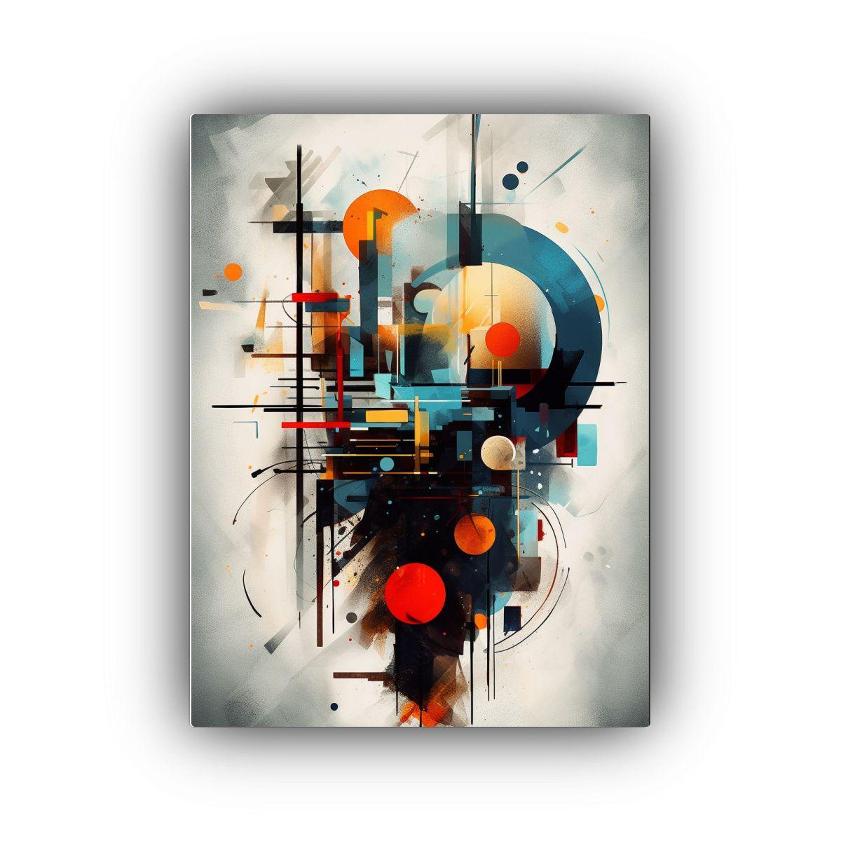 Arte Abstracto Clásico Horizontal Para Decoración En Lienz 40x50cm-0