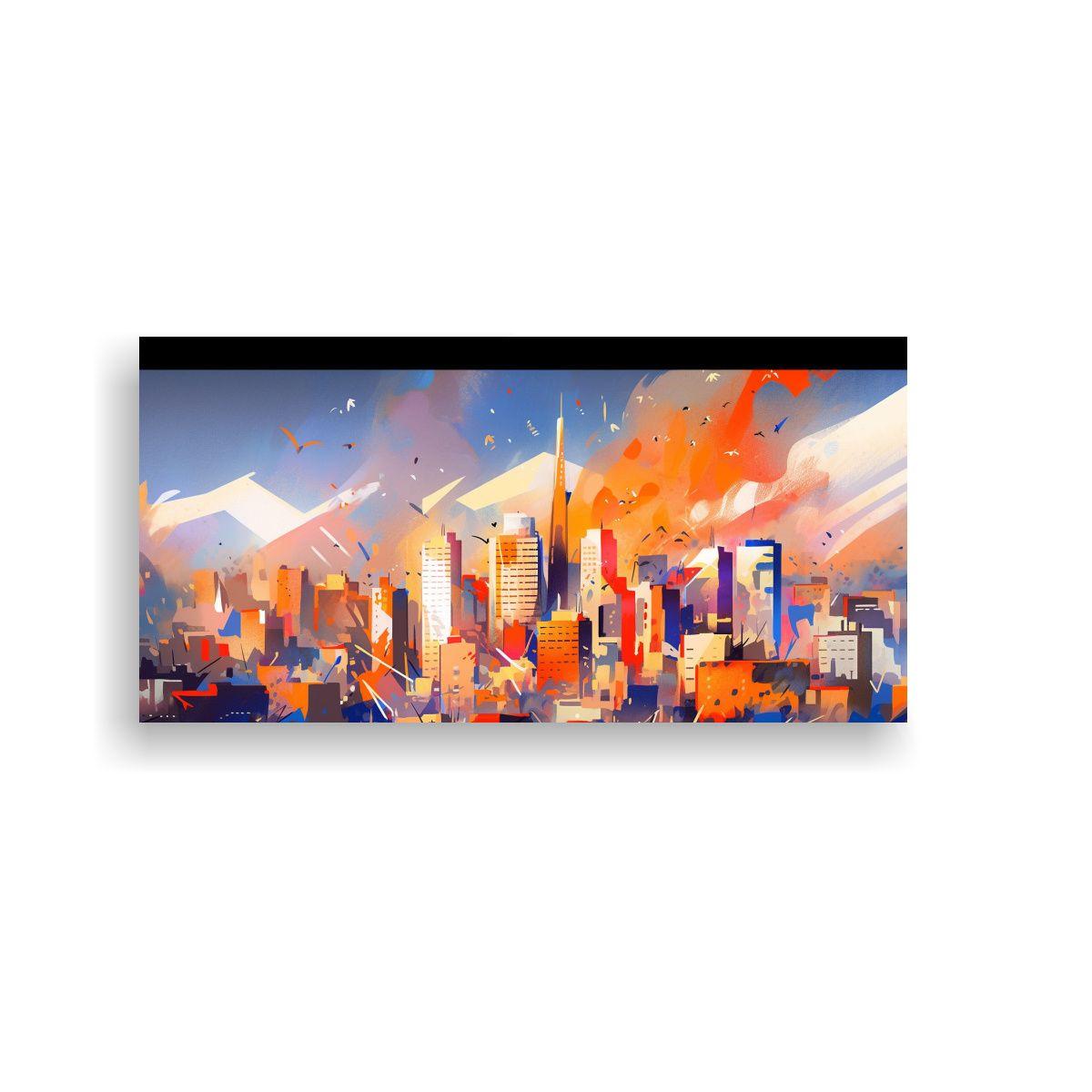 Pinturas Decorativas Arte Expresión Estrellados 160x80cm-0