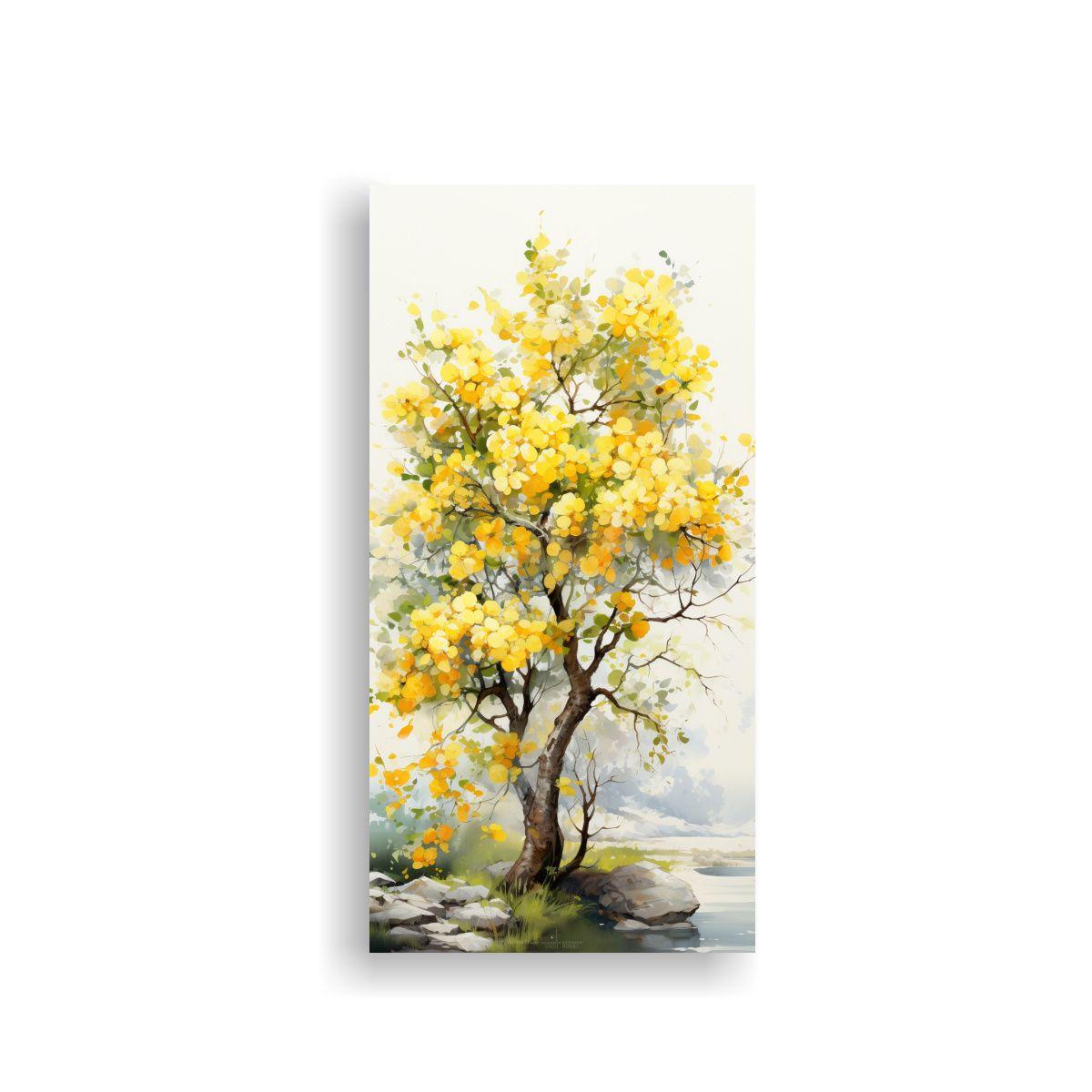 Pintura Abstracta De Composición De Arte Esquema  30x60cm-0