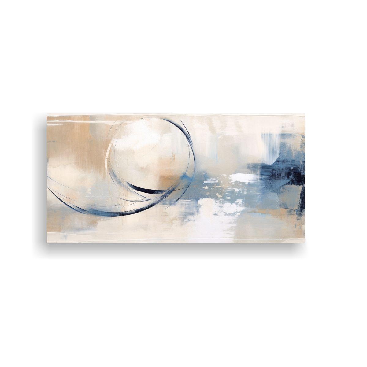 Cuadro Abstracto Moderno Minimalista Para Decorar 40x20cm-0