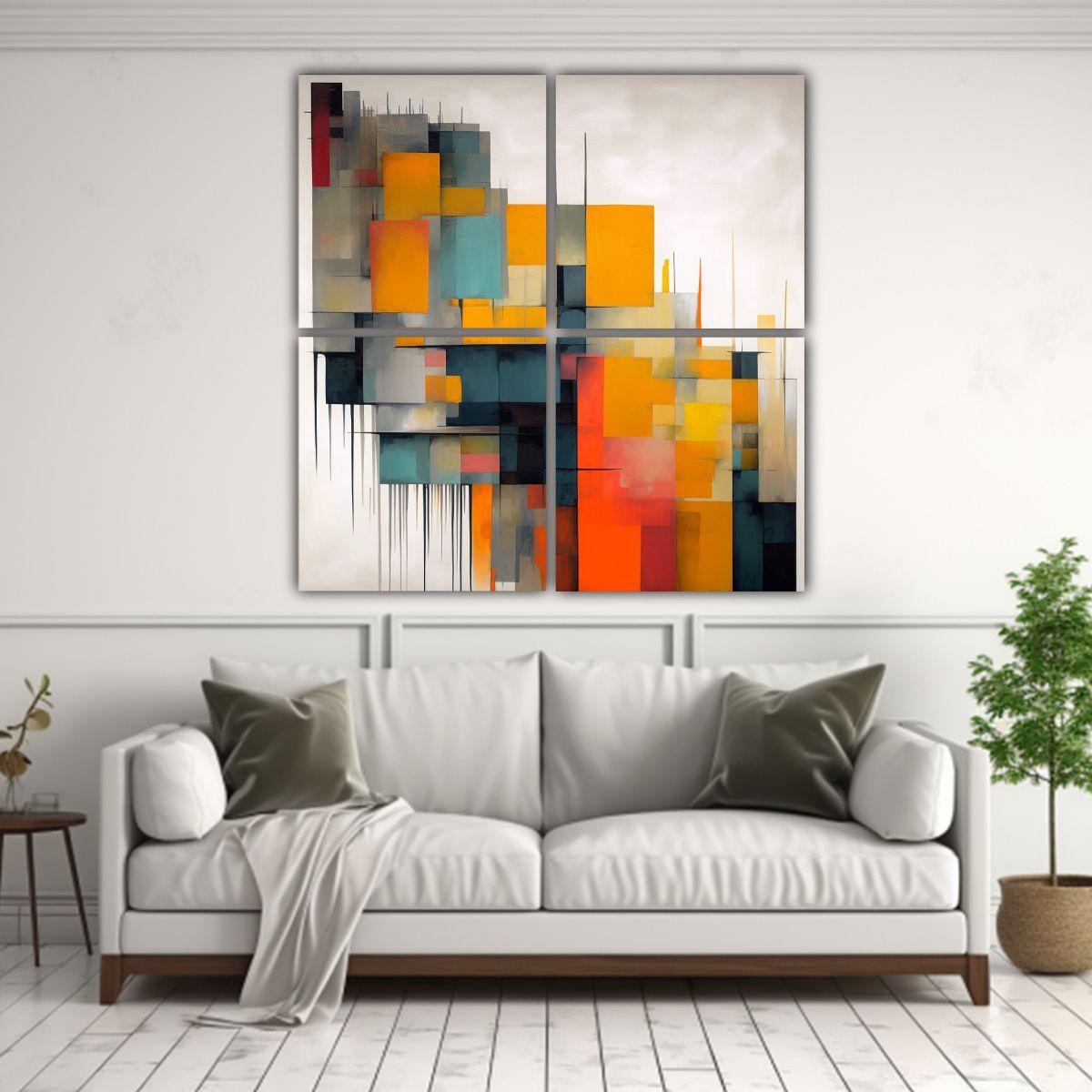 Pinturas Decorativas Modernas Y Minimalistas De 40x40 Cm-2
