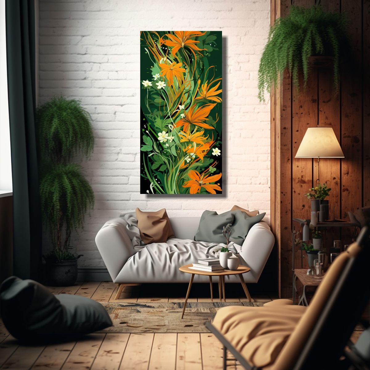Tela En Bastidor Expresión Alta Resolución 70x140cm-2