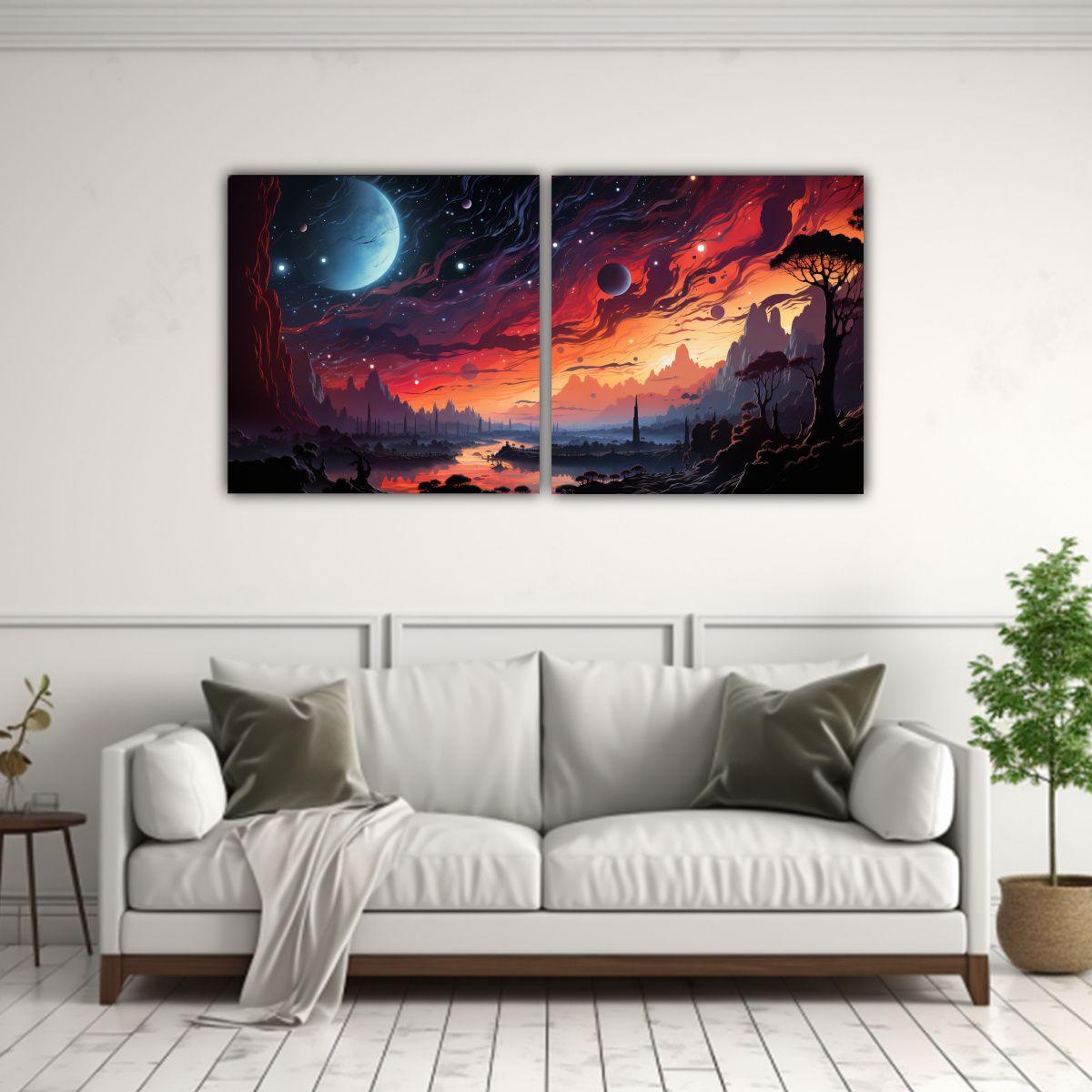 Arte Pared Fotografía Calidez, Agujero Negro 40x20 Cm-2