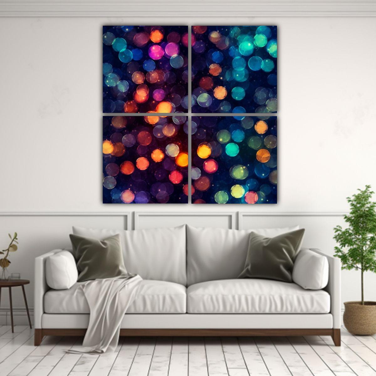 Pinturas Decorativas Cuadro Linda Con Bokeh 200x200 Cm-2