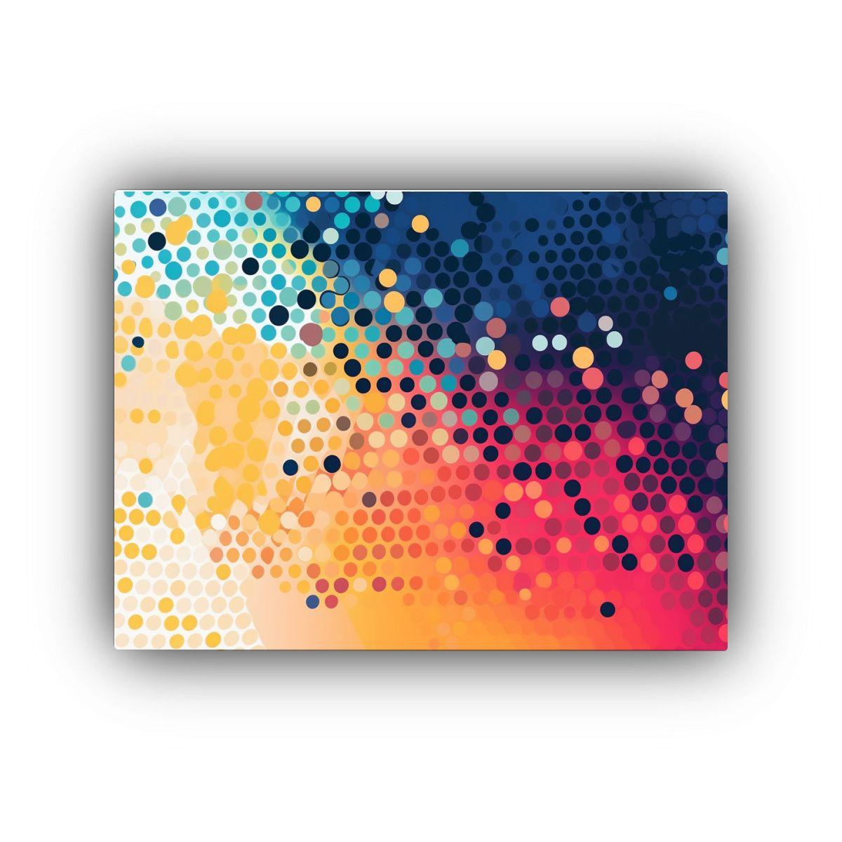 Cuadro Abstracto Con Fondo De Semitonos Para Decoración. 120x80cm-0