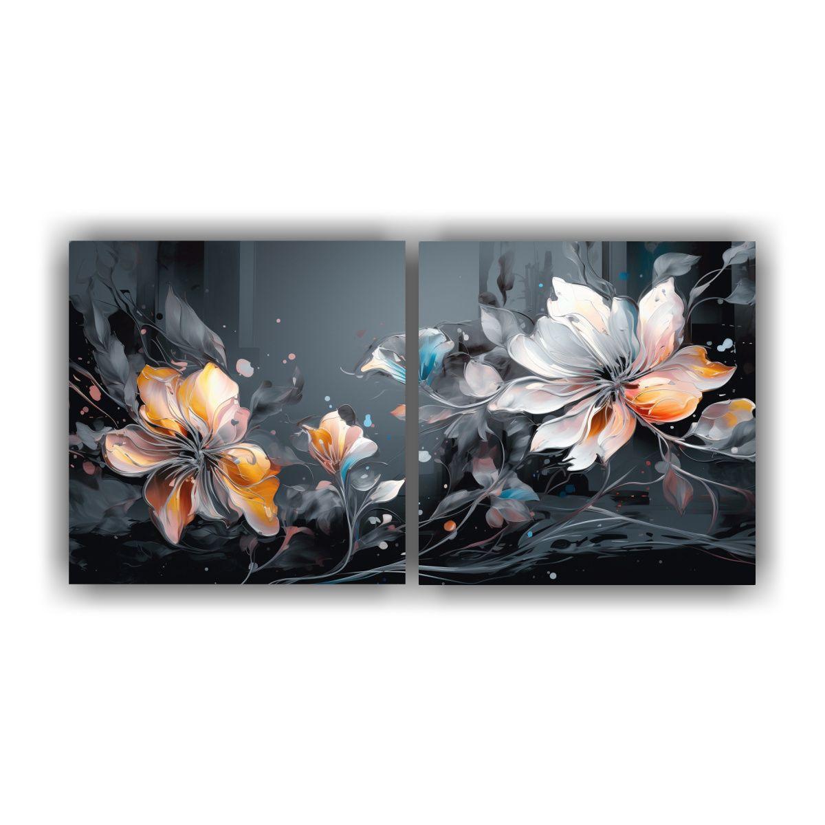 Artes De Pared Modernos En Estilo Medio Brocha 40x20 Cm-0
