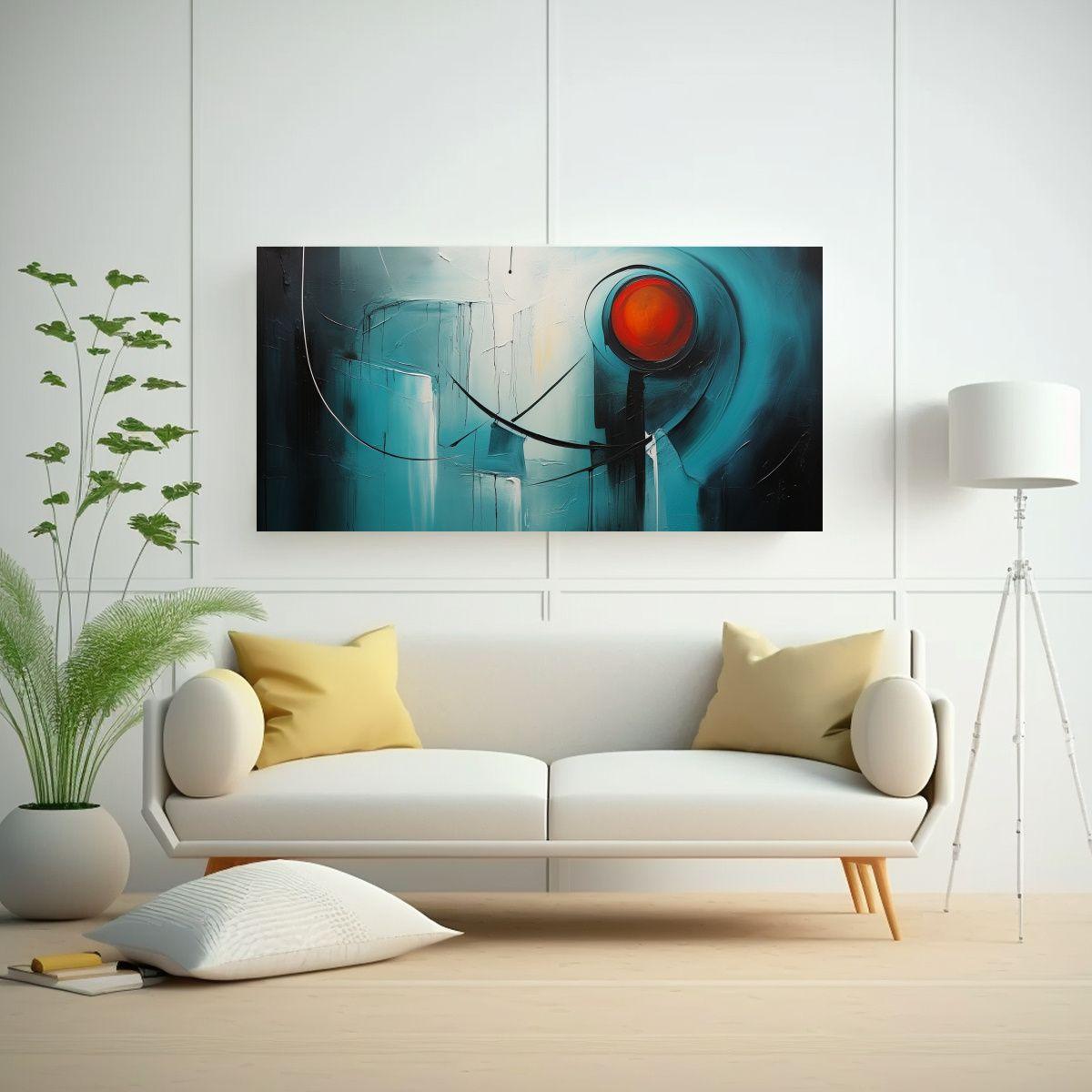 Pinturas Abstractas Luminosas Para Decoración De 120x60cm-2