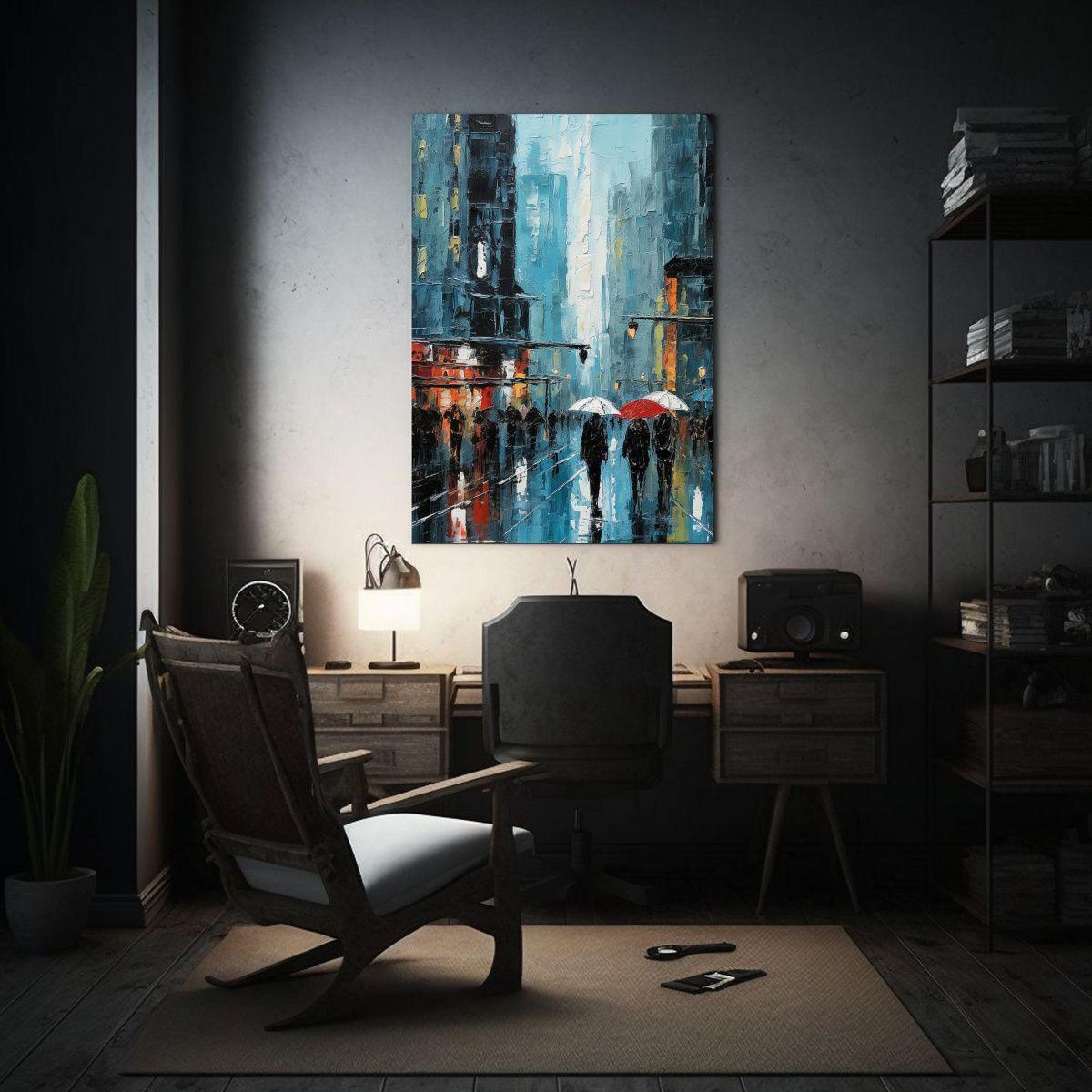 Pintura Decorativa Estilo Melodies Of The Rain 20x30cm-2
