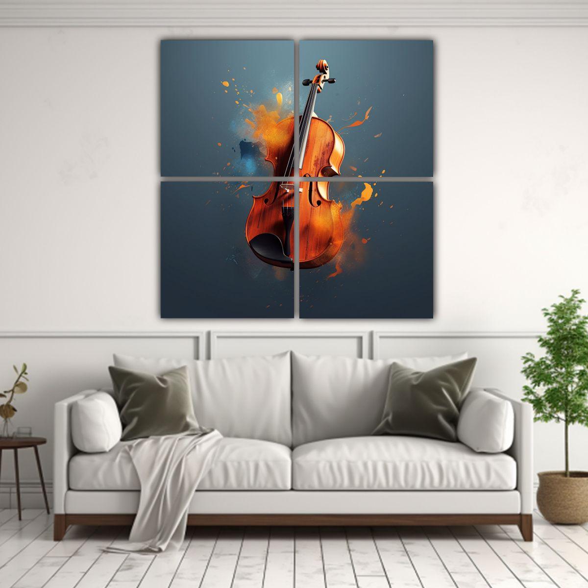 Pinturas Decorativas Modernas Para Escena De 40x40 Cm-2