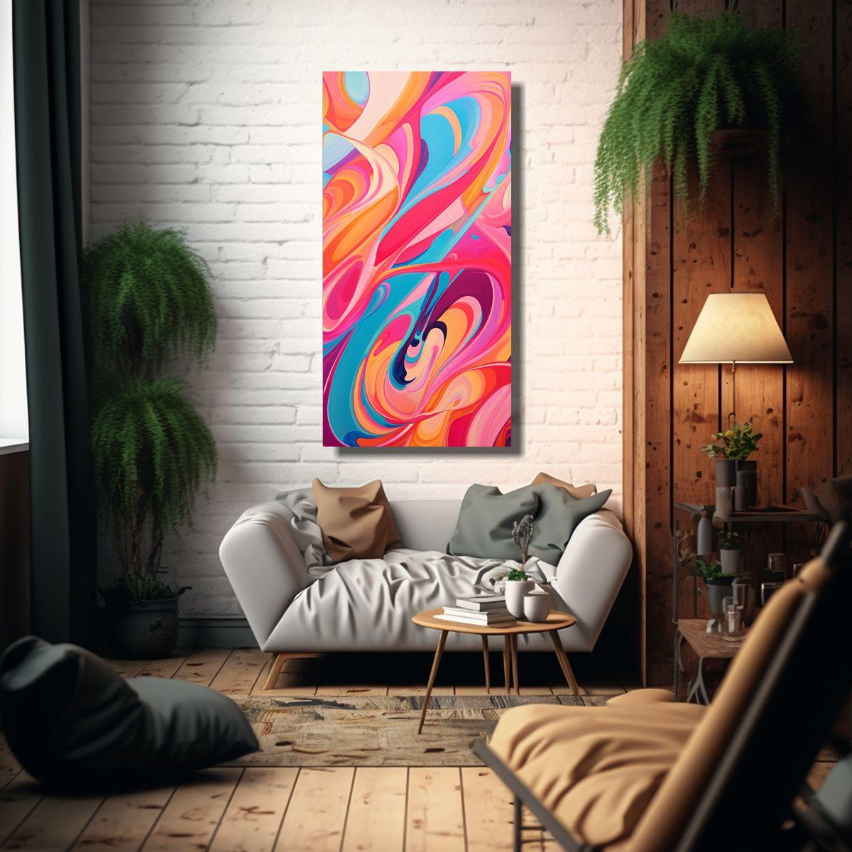 Pinturas Decorativas De Lienzo Con Patrones 60x120cm-2
