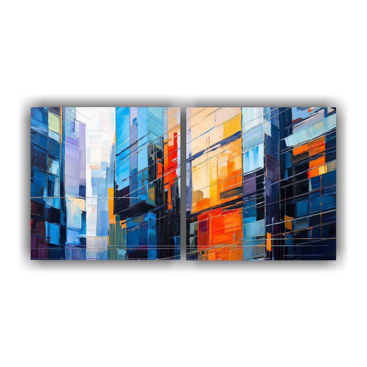 Lienzos Fotográficos De Escena En Edificio 80x40 Cm-0