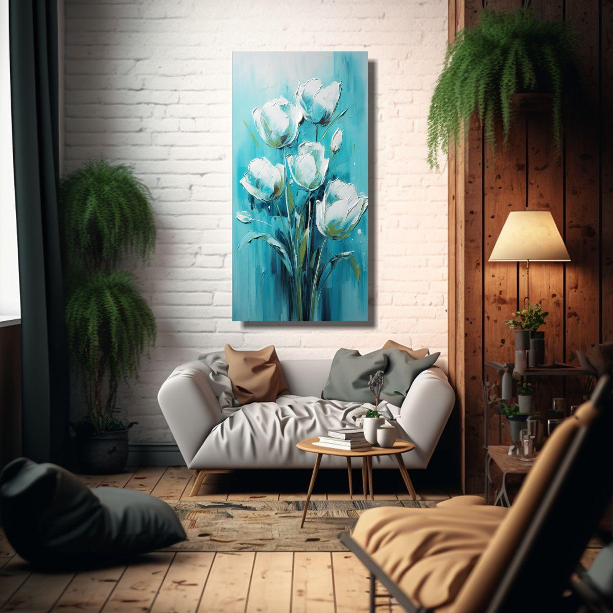 Tela En Bastidor Inspiracion Majestuosas Cuadro 70x140cm-2