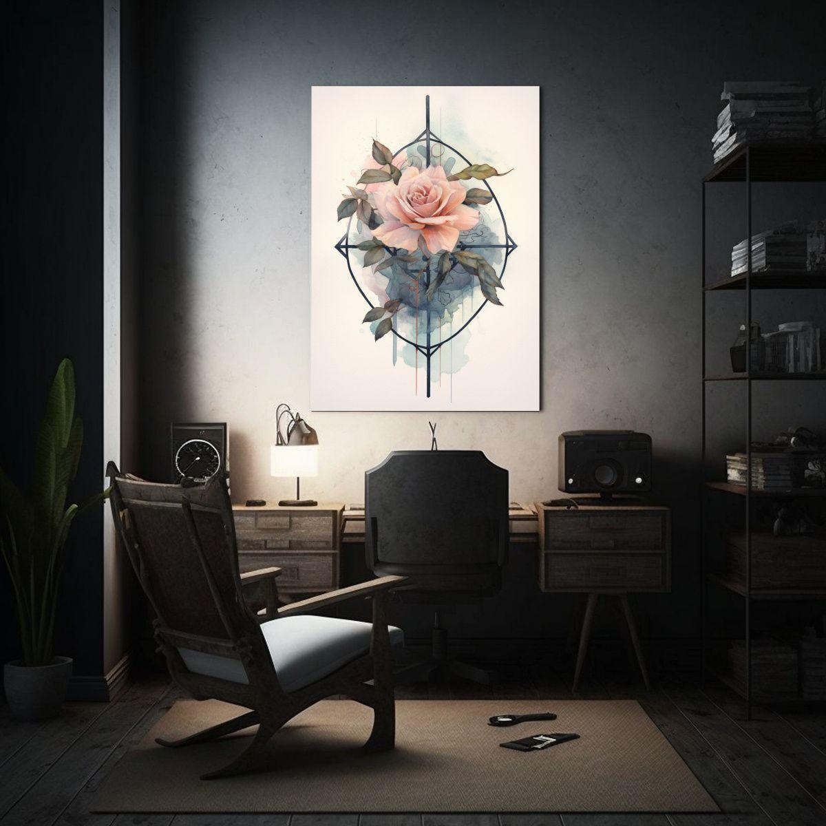 Pintura Minimalista Para Comedor Con Estilo 20x30 Cm-2