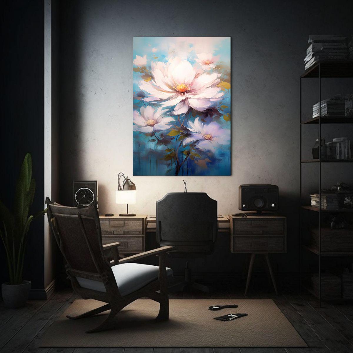 Cuadro Dibujo Reflejo: Hacer Las Flores Más 40x50cm-2