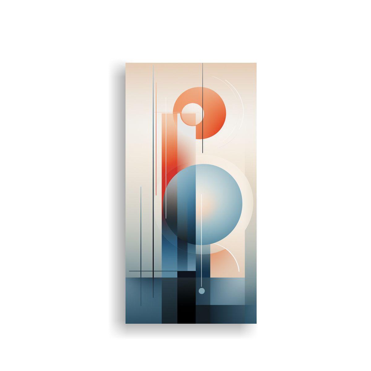 Arte Abstracto Lienzo Decorativo Formato 50x100cm-0