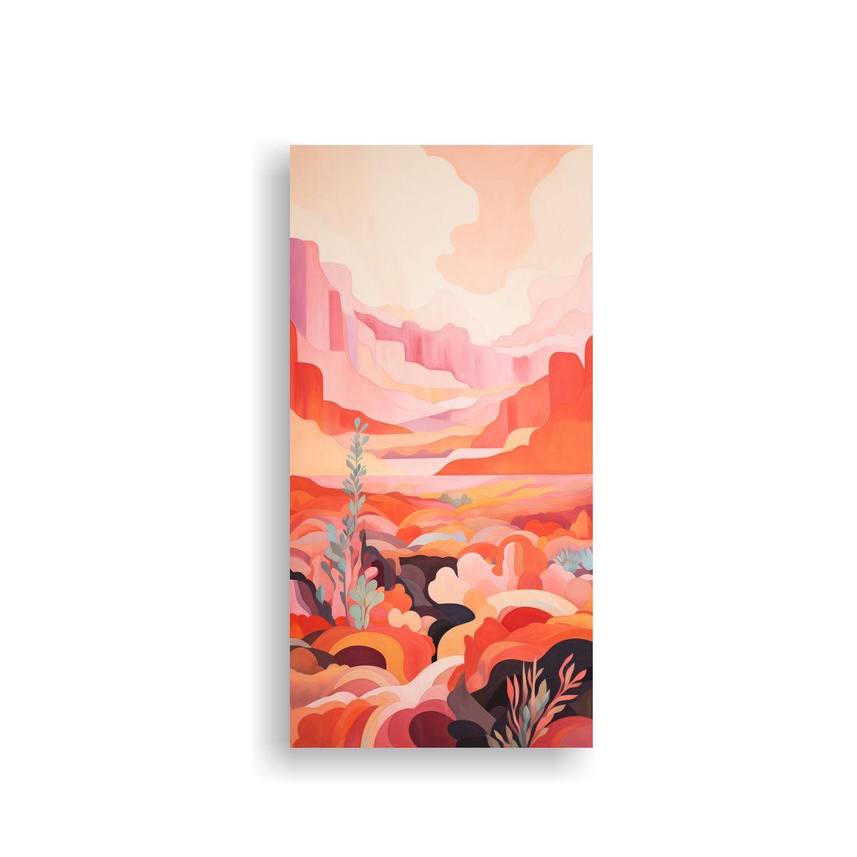 Cuadro Desert Vibes En Formas Abstractas 20x40cm-0