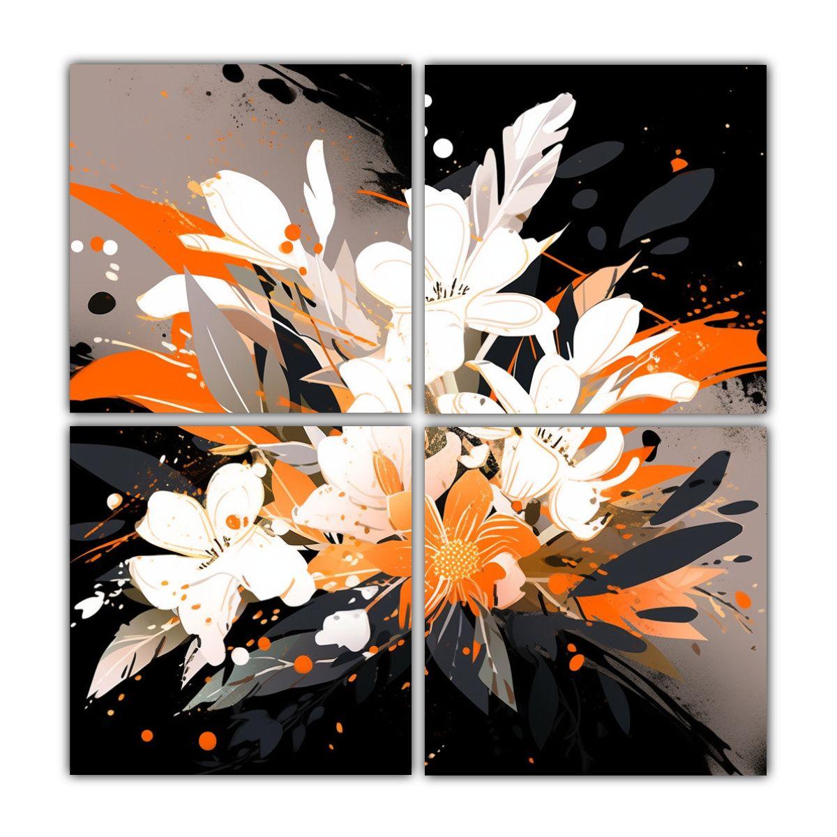 Pinturas Decorativas Neonoir En Estilo Cuatro 80x80 Cm-0