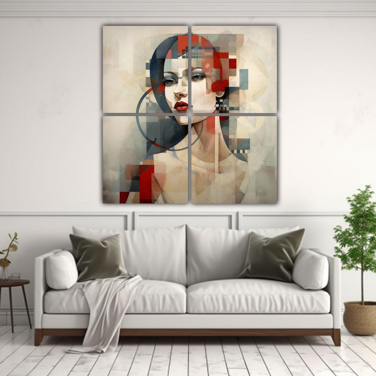 Cuadro De Tela Eve, Diseño Duradero De Arte 60x60 Cm-2