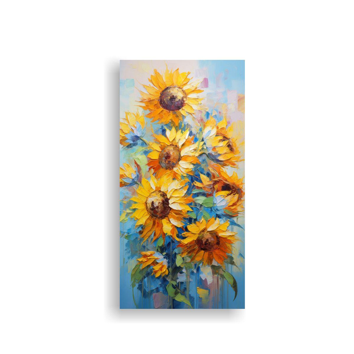 Cuadro Lienzo Diseño De Equilibrio De Colores 80x160cm-0