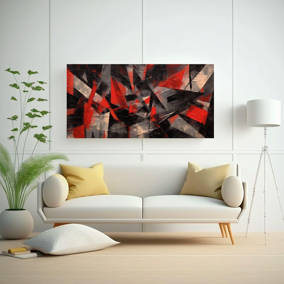 Cuadro De Arte Fino Para Decoración Del Cuarto 140x70cm-2