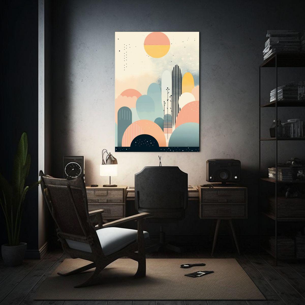 Pintura Decorativa Mágica De Tonos Frescos Para 40x50cm-2