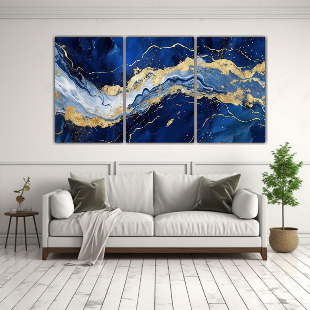 Cuadros Tonos Interiores Xeo Minimalismo Diseño 90x45 Cm-2