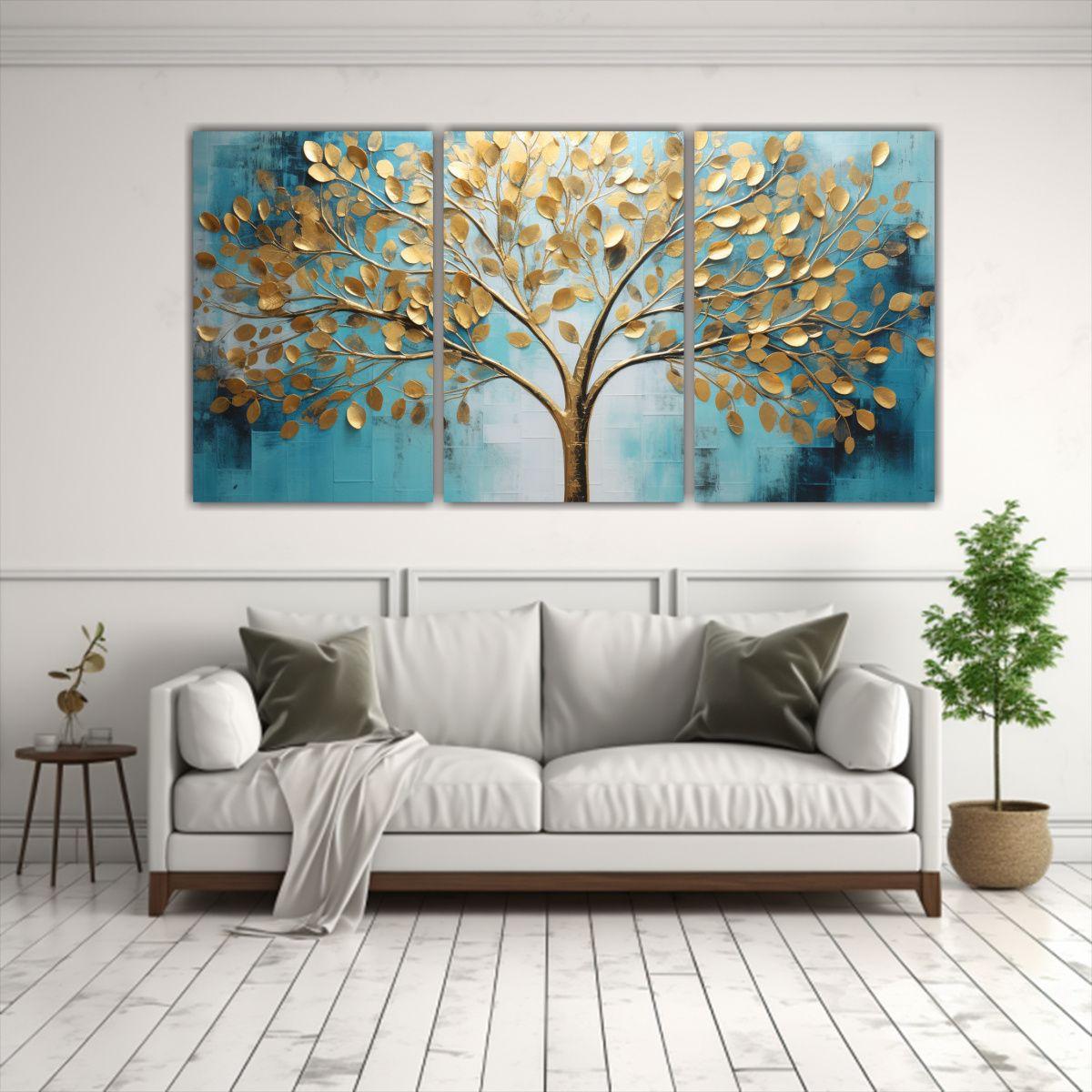 Conjunto 3 Artes De Pared Movimiento 240x120 Cm-2